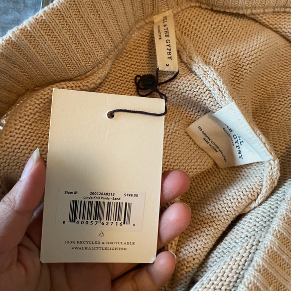 Spell & the Gypsy Collective - Linda Knit Pants In Sand - M - Picture 4 of 6